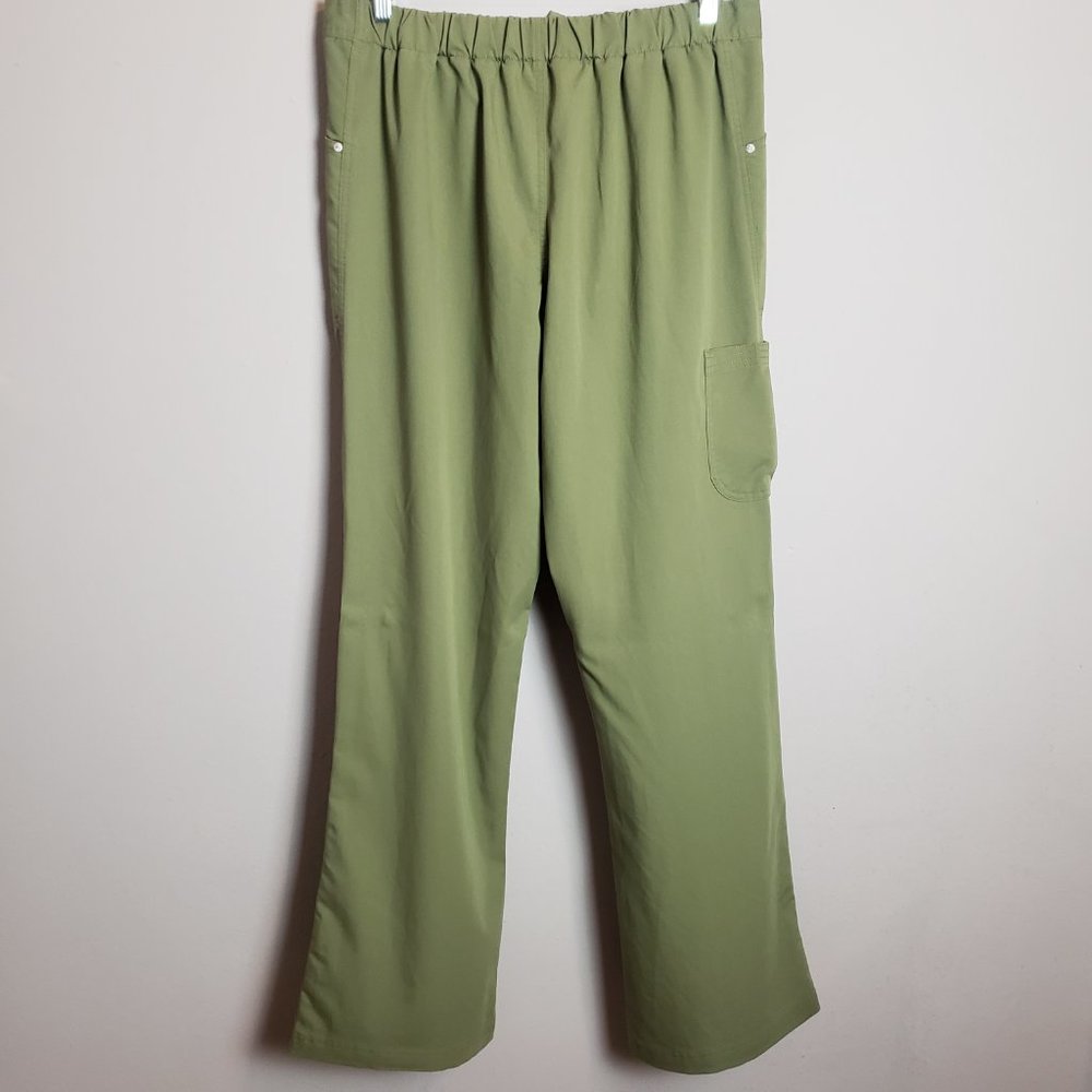 Urbane Ultimate Olive Green Scrub Pant 9300 Medium Tall - Picture 8 of 10